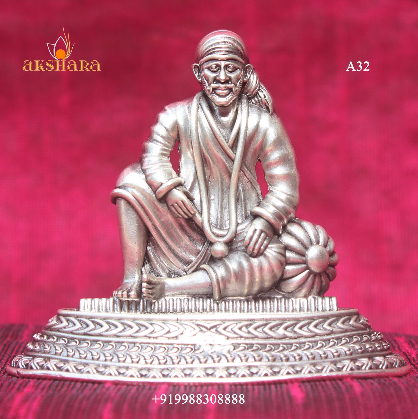 Sitting Sai Baba 2D Idol