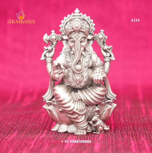 Padmam Ganesh Left Trunk 3D Idol