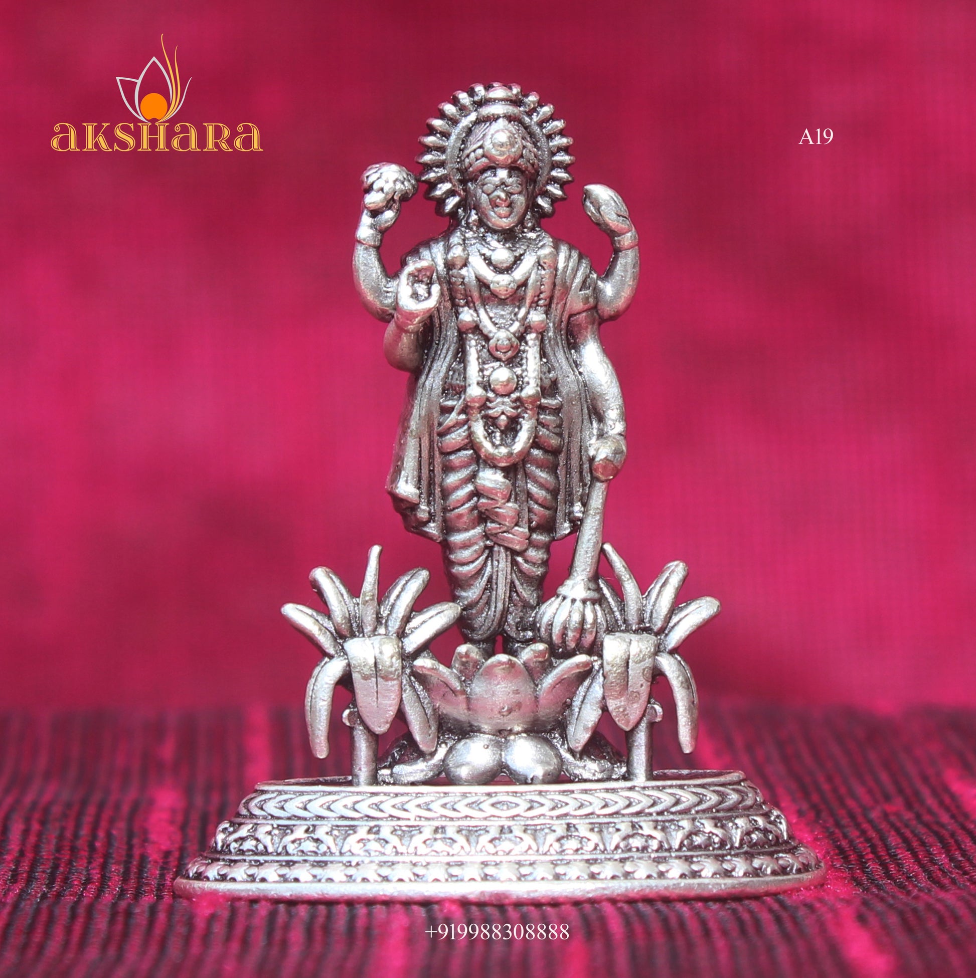 Satya Narayana Swamy 2D Idol – Akshara Silver - Main Image