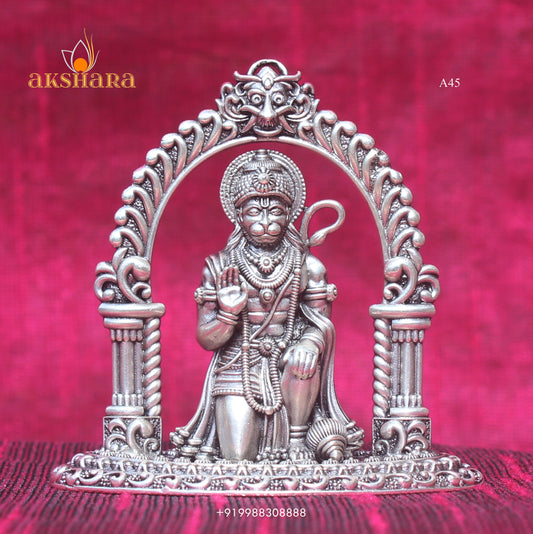 Sitting Hanuman Arch 2D Idol