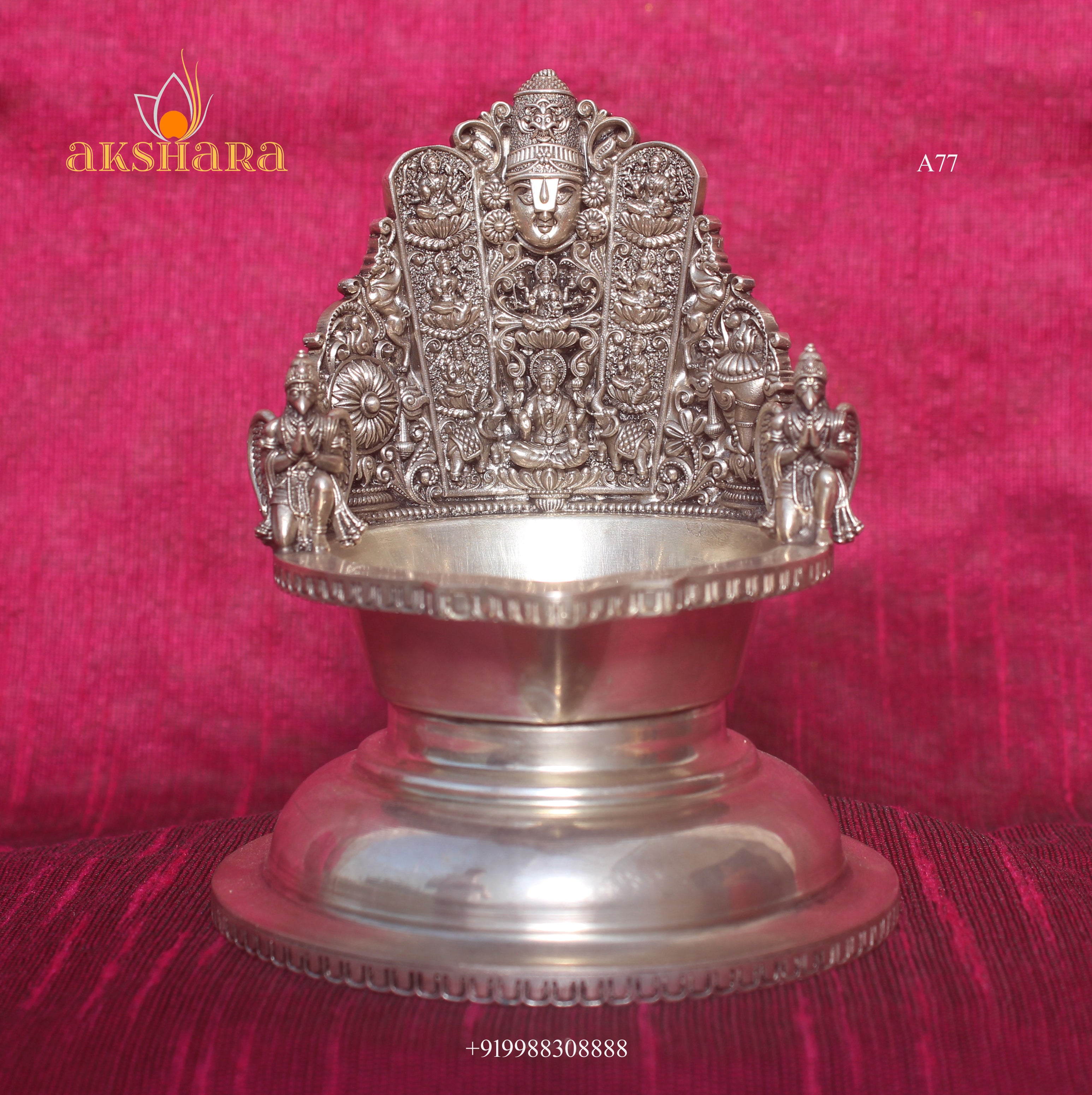Balaji Astalakshmi Deepam – Akshara Silver