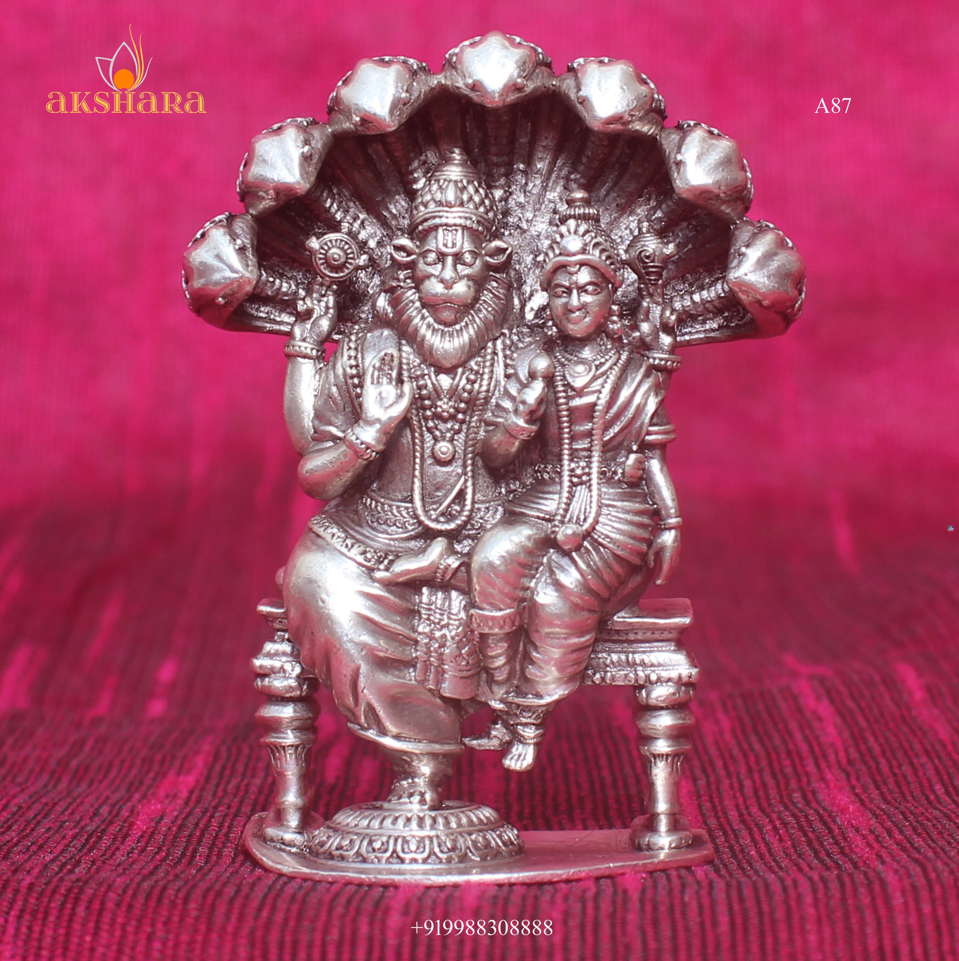 Lakshmi Narasimha Swamy 3D Idol – Akshara Silver